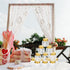 Suclain 50 Pcs 2 oz Honeycomb Plastic Jars with Gold Lids, Mini Honey Jars for Party Wedding Favors, DIY Gift