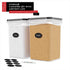 Set 2; 175 oz 5.2L DWLLZA KITCHEN Large Flour Sugar Storage Containers of FL. - Plastic Airtight Food Storage