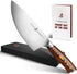 TUO Rocker Knife, 7 inch Salad Chopper Chef Knife for Herb Rocking and Veggie Chopping