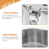 Healeved Stainless Steel Bar Bucket - Dog Water Pail, Beverage Tub, Ice Bucket, Kitchen Compost Bin