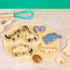 3D 8 Chefclub Kids Safari Cookie Cutters - Stainless Steel Animal Shapes for Baking & Montessori Learning - Giraffe