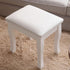 AVGVLIJ Vanity Stool, Padded Makeup Chair Bench with Solid Wood Legs, Dressing Table Seat, Cute Vanity Stools