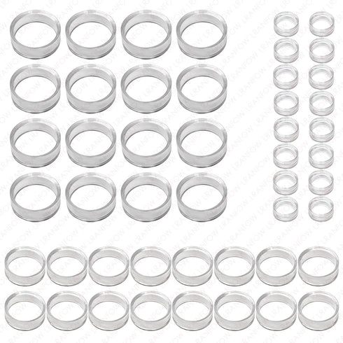 (48 Pack) Baseball Display Stand, Clear Baseball Ring, Round Display Stand for Golf Ball, Softball, Marbles