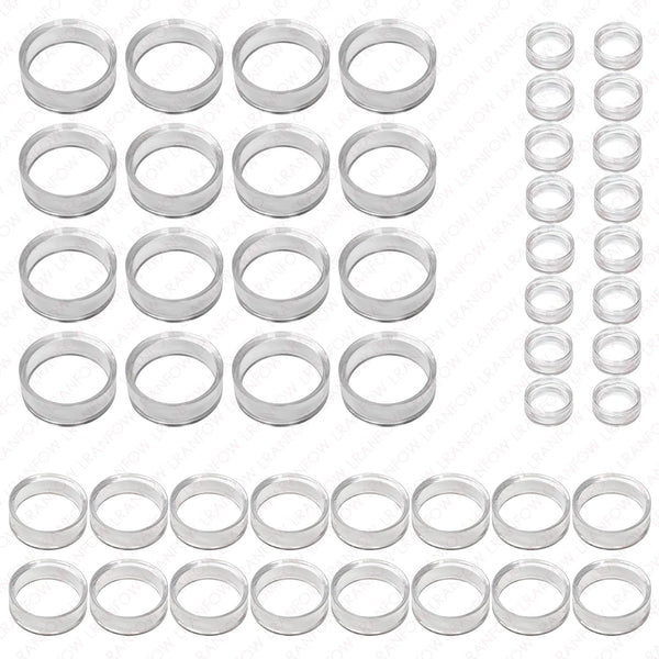 (48 Pack) Baseball Display Stand, Clear Baseball Ring, Round Display Stand for Golf Ball, Softball, Marbles