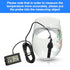Weewooday 24 Mini Digital Temperature Humidity Meters Gauge with Probe Gauge LCD Fahrenheit Display Thermometer