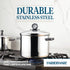 Farberware Classic Series 8-Quart Stainless Steel Covered Straining Stockpot with Lid, Silver