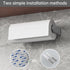 SUS304 2 Pack Mbillion Kitchen Paper Towel Holder Under Cabinet Wall Mount and Self-Adhesive Paper Towel Rack Premium