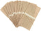 Alnicov Natural Burlap Lace Utensil Cutlery Holders Pouch, Jute Napkin Holders for Vintage Wedding Party Tableware