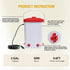 3 4 Tetuga Heated Chicken Waterer Gallon Poultry Water Heater with Nipples Freeze Proof Chick Waterer Heater for Winter