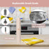 3 Electric Cleaning Brush with USB Rechargeable Electric Bottle Brush Cleaner and Replaceable Silicone Bottle Brushes