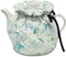 Vintage Cotton Tea Cozies Cover for Teapots, Insulation Breakfast Kettle Cover with Elastic Band, White Lily Print