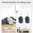 Mkono Hat Organizer for Baseball Caps, Set of 2 Wall Rack, Space Saving Holds 40 Caps, Black