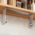 Paper Towel Holder Under Cabinet, Stainless Steel, Silver, Adhesive & Wall Mount,