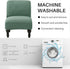 Armless MIFXIN Accent Chair Cover Knitted Stretch Slipper Chair Couch Slipcover Removable Washable Furniture Protector