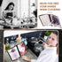 Acrylic Cookbook Stand for Kitchen Counter, Multifunctional Recipe Book Holder, 6.5 x 8.5 Inches (White)