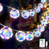 AceList 20 LED Globe Disco Ball Mirror String Lights, 10ft USB&Battery Powered