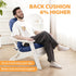 Lucresta 48.8x20.4x4.3, 1 Adirondack Chair Cushion, High Back Patio Cushions with Adjustable Ties, Waterproof Tufted