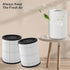 KJ80 True HEPA Replacement Filter for Druiap KJ80 Purifier, 3-in-1 H13 True HEPA Filters (2-Pack)