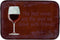 Caroline's Treasures SB3068DDM The Best Wines Are the Ones We Drink with Friends Dish Drying Mat, Absorbent Pad for