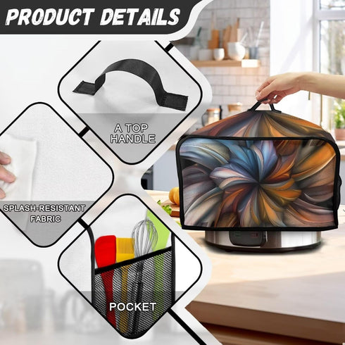 Hummingbird Slow Cooker Crock Pot Cover - Easy to Clean Dust Cover for Most 6-8 Quart Oval Slow Cooker