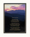 Gift for Aunt and Uncle with "Thank You Prayer for Best Aunt and Uncle" Poem, Mt Sunset Photo, 8x10 Double Matted