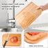 11.5"x 8" Small Bamboo Wood Cutting Board, Lightweight Wooden Fruit Cutting Board for Home