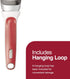 Zyliss Right Scoop Ice Cream Scoop, Ergonomic, Dishwasher-Safe for Gelato, Sorbet, Frozen Yogurt, Red