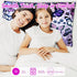 Satin Pillowcase for Hair and Skin, Soft Queen Size Pack of 2, Cooling Silk Satin with Envelope Closure (Purple)