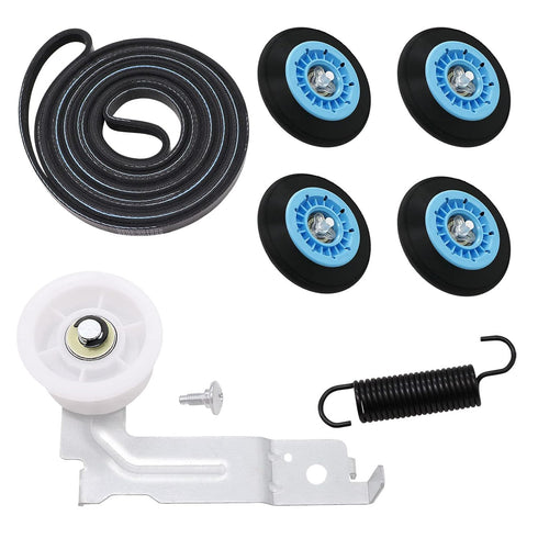 2024 Upgraded Dryer Repair Kit for Samsung Dryer Includes Roller, Belt, Idler Pulley, Spring Replacement