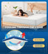 Premium 100% Waterproof King Mattress Protector, Breathable Cooling Cover, Hypoallergenic, Noiseless, Machine Washable