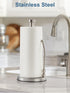 SMARTAKE Paper Towel Holder, Standing Weighted Base Non-Slip Dispenser with Spring Arm for Easy Tear