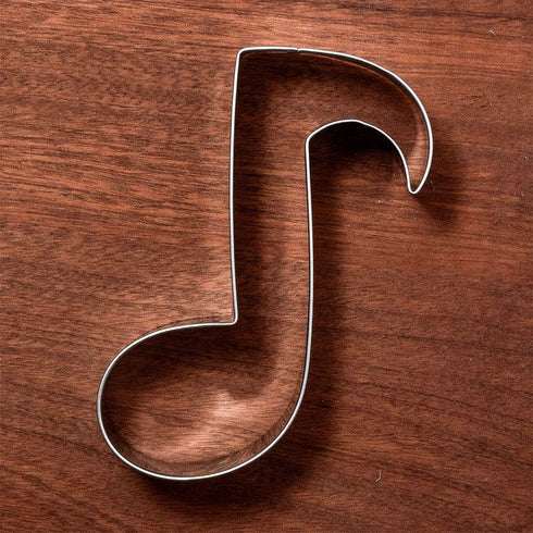 LILIAO Music Note Cookie Cutter - 3.2 x 4.2 inches Stainless Steel Music Biscuit Fondant Cutter