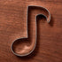 LILIAO Music Note Cookie Cutter - 3.2 x 4.2 inches Stainless Steel Music Biscuit Fondant Cutter
