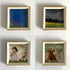 5x5 2 Pack 5 5 5x5) Picture Frame - Rustic Square Photo Frame - Small Gold Picture Frame for Pet Dog or Cat, Wall