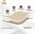 600D 77 34 33 inches HERA'S PALACE Waterproof Outdoor Bench Cover, Heavy Duty Outdoor Sofa Cover, Windproof & Anti-UV
