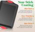 Baking Pan, Carbon Steel Non Stick Oven Baking Sheet with Silicone Handle, Deepened Design, Dishwasher Safe