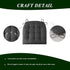 2 Set Extra Large Rocking Chair Cushion with Thick Padding High Back and Seat Cushion Piece
