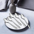Hammered Teaspoons Set of 6, E-far Stainless Steel Modern Silverware, Flatware Dessert Spoons for Home, Kitchen,