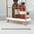 2-Tier Bathroom Countertop Organizer - Rose Gold Vanity Tray Cosmetic & Makeup Storage, Kitchen Spice Rack Standing