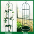 LeJoy Garden 100% 6.3 Tower Obelisk Garden Trellis Metal Feet Tall Plant Support for Climbing Vines and Flowers
