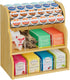 LASZOLA Bamboo Tea Bag and Coffee Holder Organizer for Cabinet Counter Office,