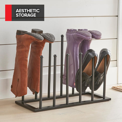 Stock Your Home Boot Rack, Boot Storage, Boot Organizer, Boot Rack Organizer Tall Boots, Boot Holder, Boot Shelf, Boot