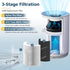 KJ80 Replacement Filter, 3-in-1 H13 HEPA Filter for Druiap KJ80 Air Purifier, 2 Pack