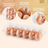 YIFIHGE 60PCS 12 Count Egg Cartons Cheap Bulk Chicken Egg Tray Holders with Sticker Labels for Fresh Medium Eggs, Clear