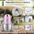 Cordless Food Processor - 5 Cup Electric Meat Garlic Chopper with USB Rechargeable, BPA-free Baby Food Processor (Pink)