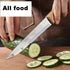 Ultra Sharp Paring Knife for Peeling, Cutting Fruits, Vegetables, and Meat, Stainless Steel with Wooden Ergonomic Handle
