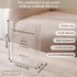 Puransen Clear Book Flower Vase - Floral Bookshelf Decor, Acrylic Flower Holder & Space-Saving Organizer, Modern Home