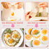 2 1 1 Pack Upgraded in Egg Shell Opener, Hard Boiled Egg Peeler Cracker with Piercer, Cute Egg Separator for Raw Eggs