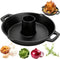 Cast Iron Chicken Roaster, Beer Can Chicken Holder Turkey Fryer with Roasting