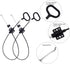 Nonley Sofa Recliner Cables, 2 Pack Couch Release Cables, Black D Ring Pull Handle for Recliner